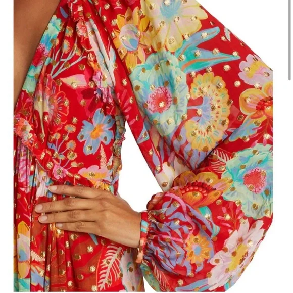 Farm Rio Hudson Floral Maxi Dress - Picture 3 of 12